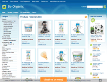 Tablet Screenshot of beorganic.ro